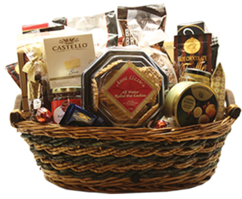 Photo: One of our beautiful Brockville gift baskets!