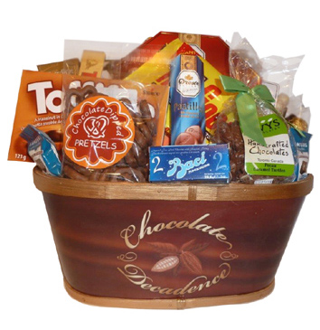 Gift basket: Chocolate Decadence